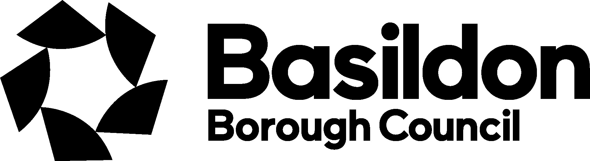 Logo - Basildon Borough Council (Black on White)